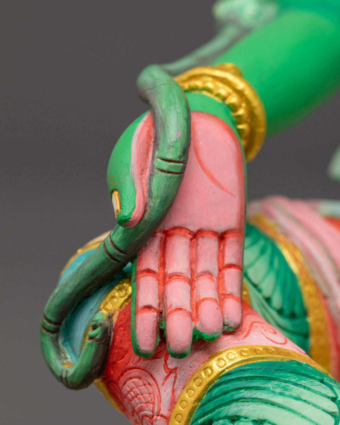 Green Colored Buddhist Green Tara Statue