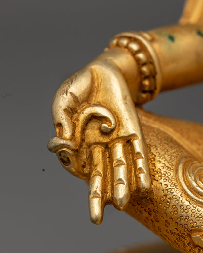 Green Tara Statue | Hand-Craved Buddhist Sculpture