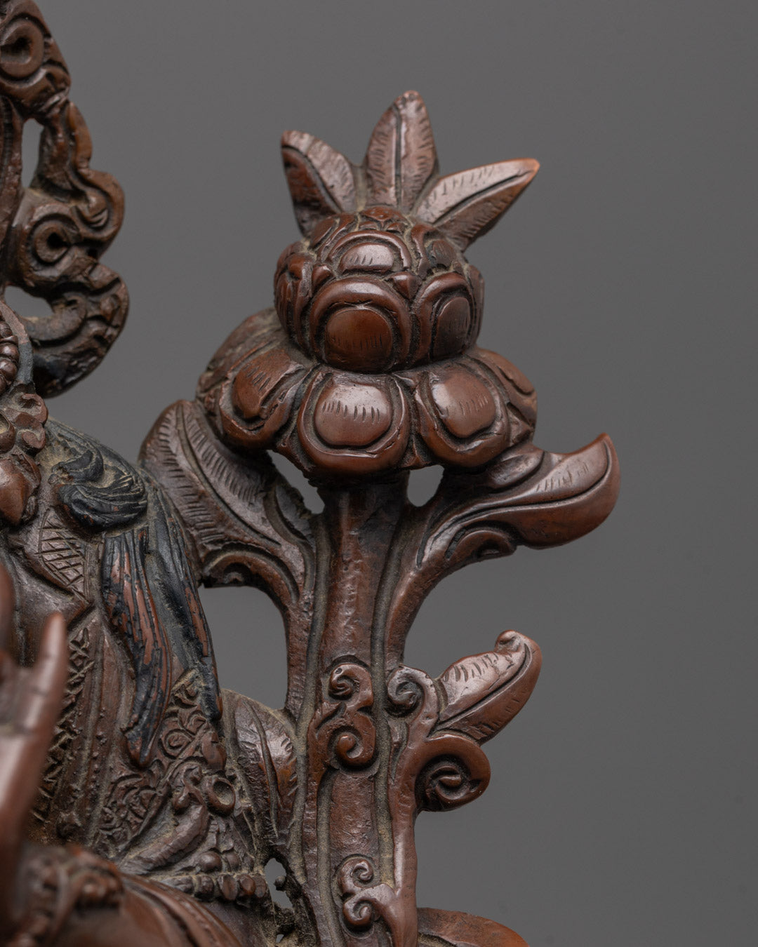 Traditional Tibetan Green Tara Statue | Himalayan Sacred Art