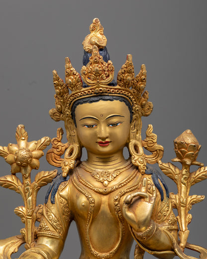 Green Tara Statue Nepal | Buddhist Deity