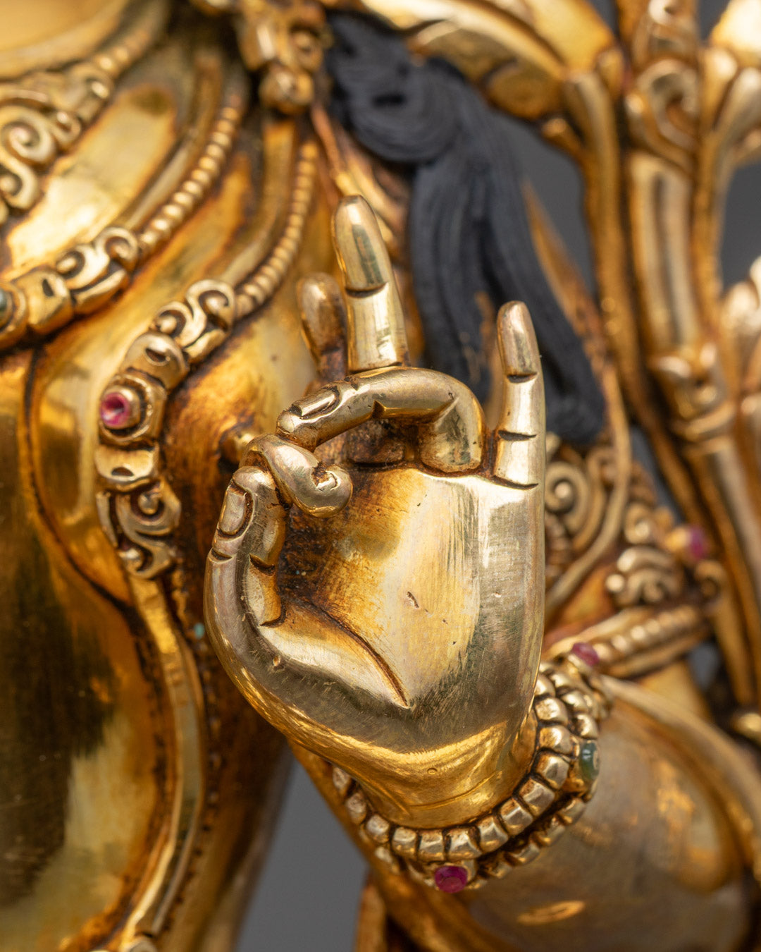 Handcrafted Green Tara Statue | Mother of Compassion
