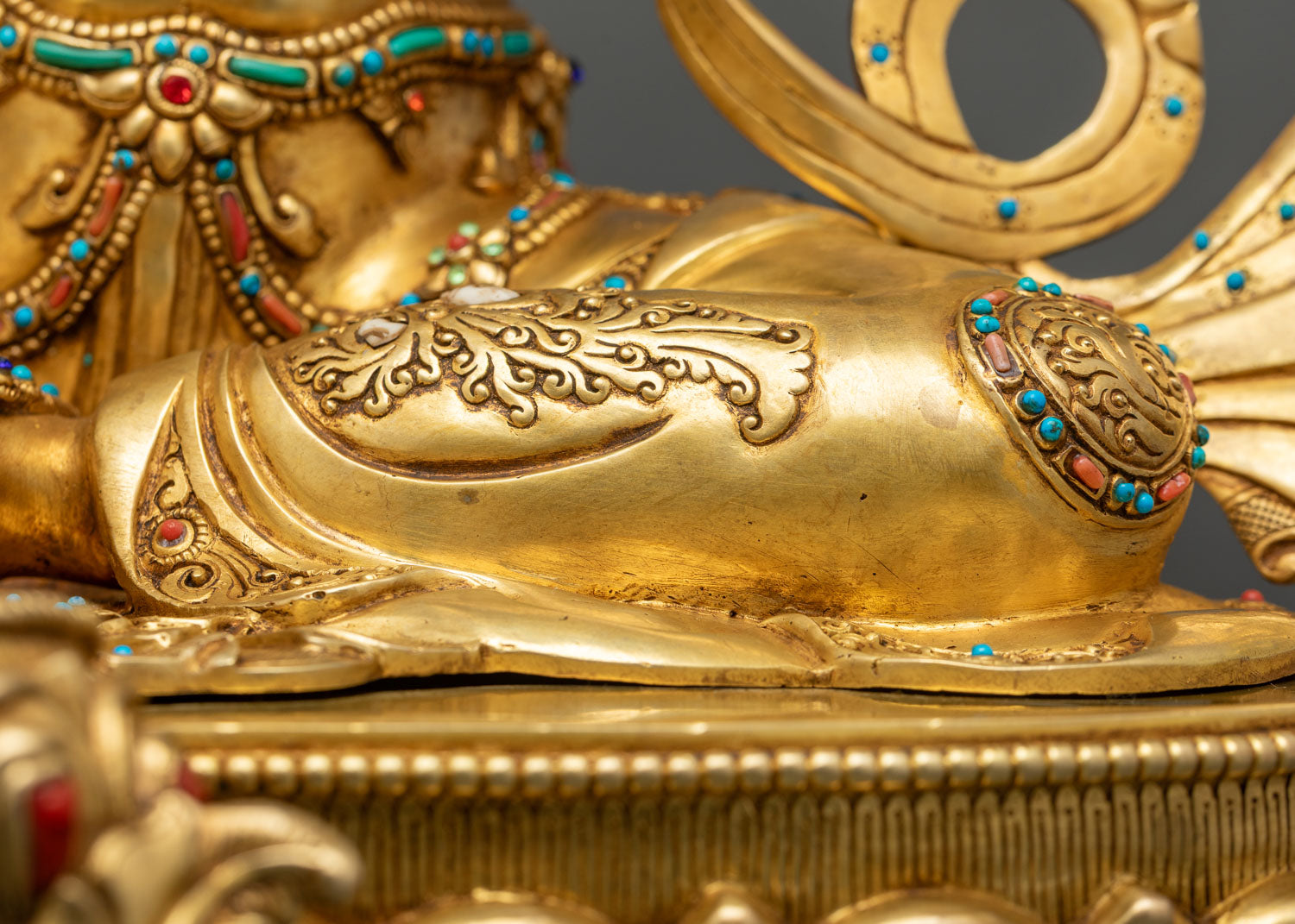 Tibetan Green Tara Sculpture | Handcrafted in Nepal