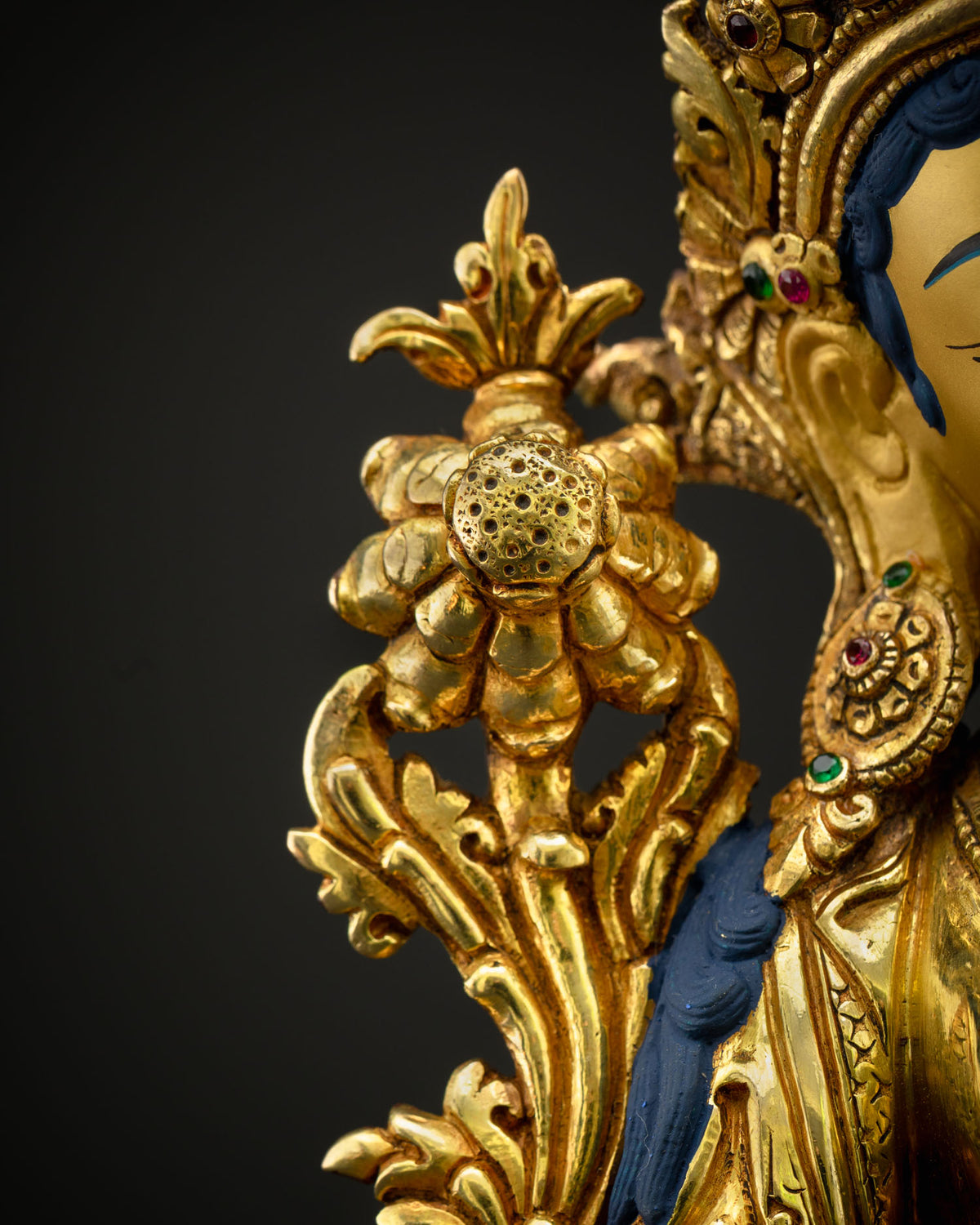 Finest Green Tara Statue – Collector's Grade Buddhist Sculpture