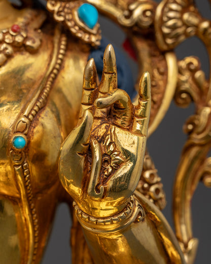 Authentic Green Tara Sculpture | Tibetan Buddhist Artwork
