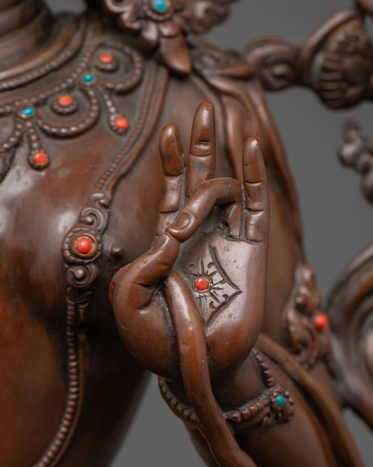 Oxidized Green Tara Statue for Sale | Powerful Symbol of Protection