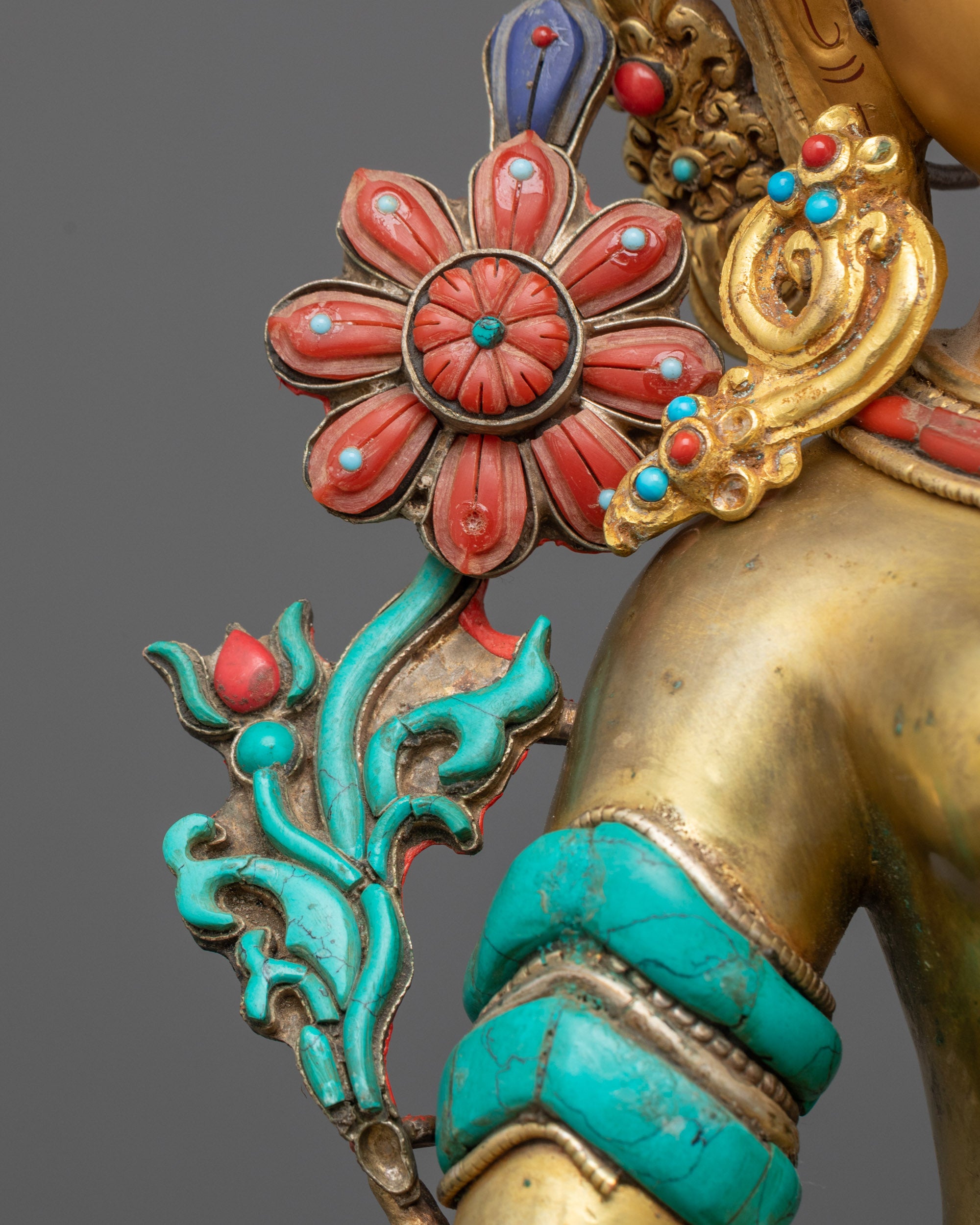 Goddess Green Tara Statue | Handmade Himalayan Protector