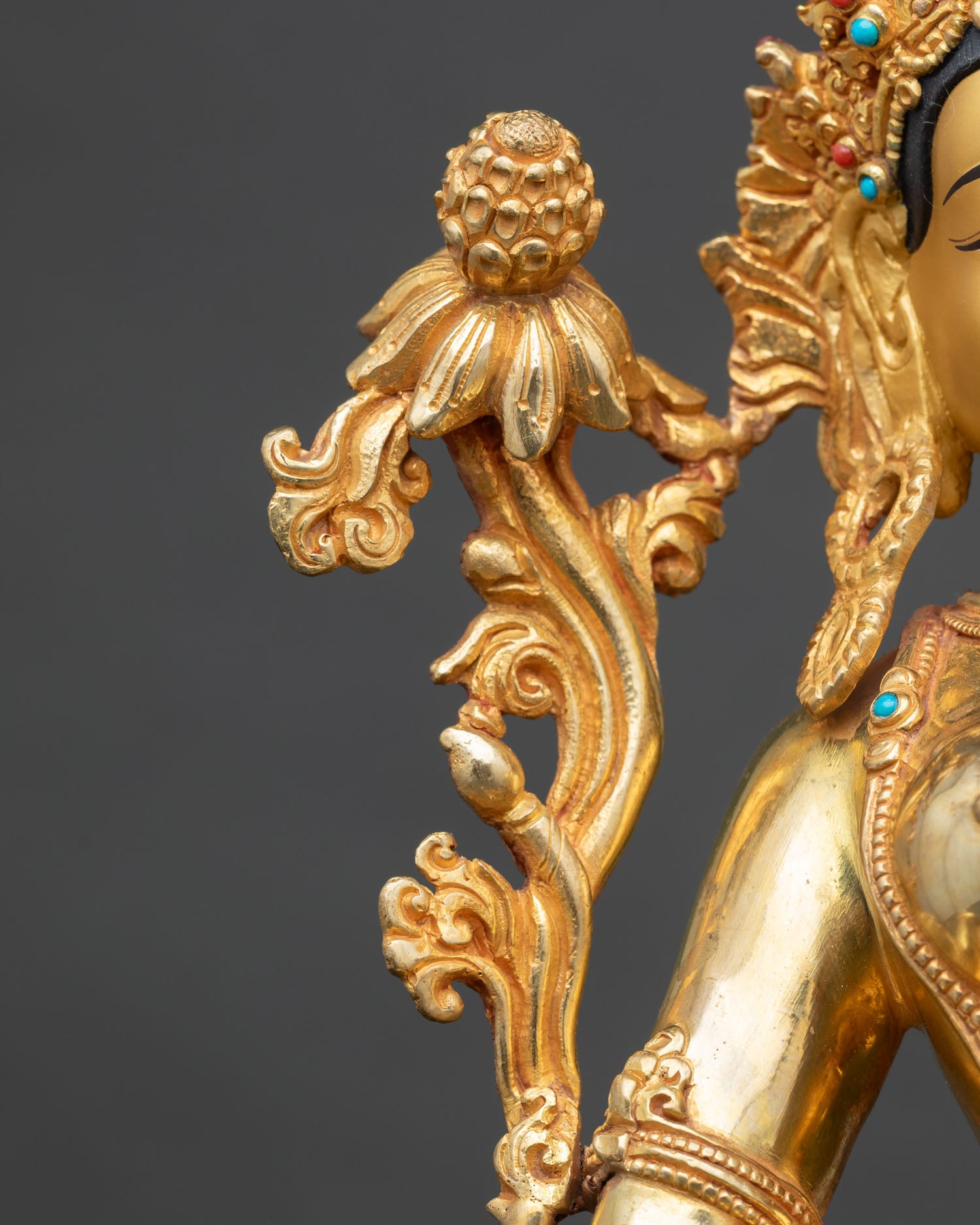 Green Tara Statue | Embodiment of Swift Compassion