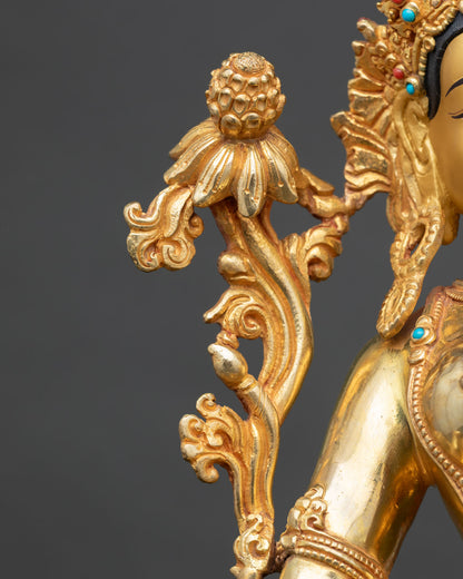 Green Tara Statue | Embodiment of Swift Compassion