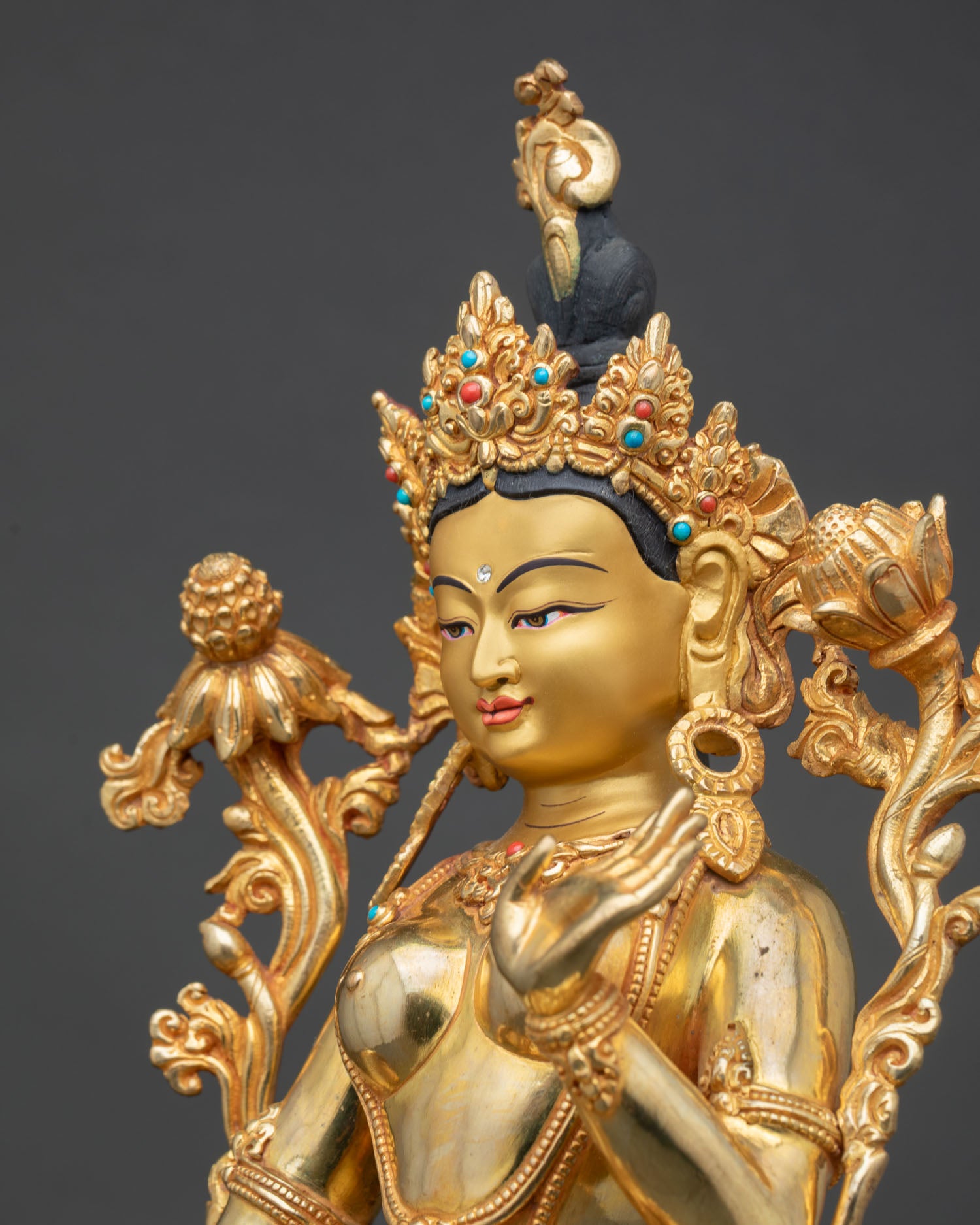 Green Tara Statue | Embodiment of Swift Compassion