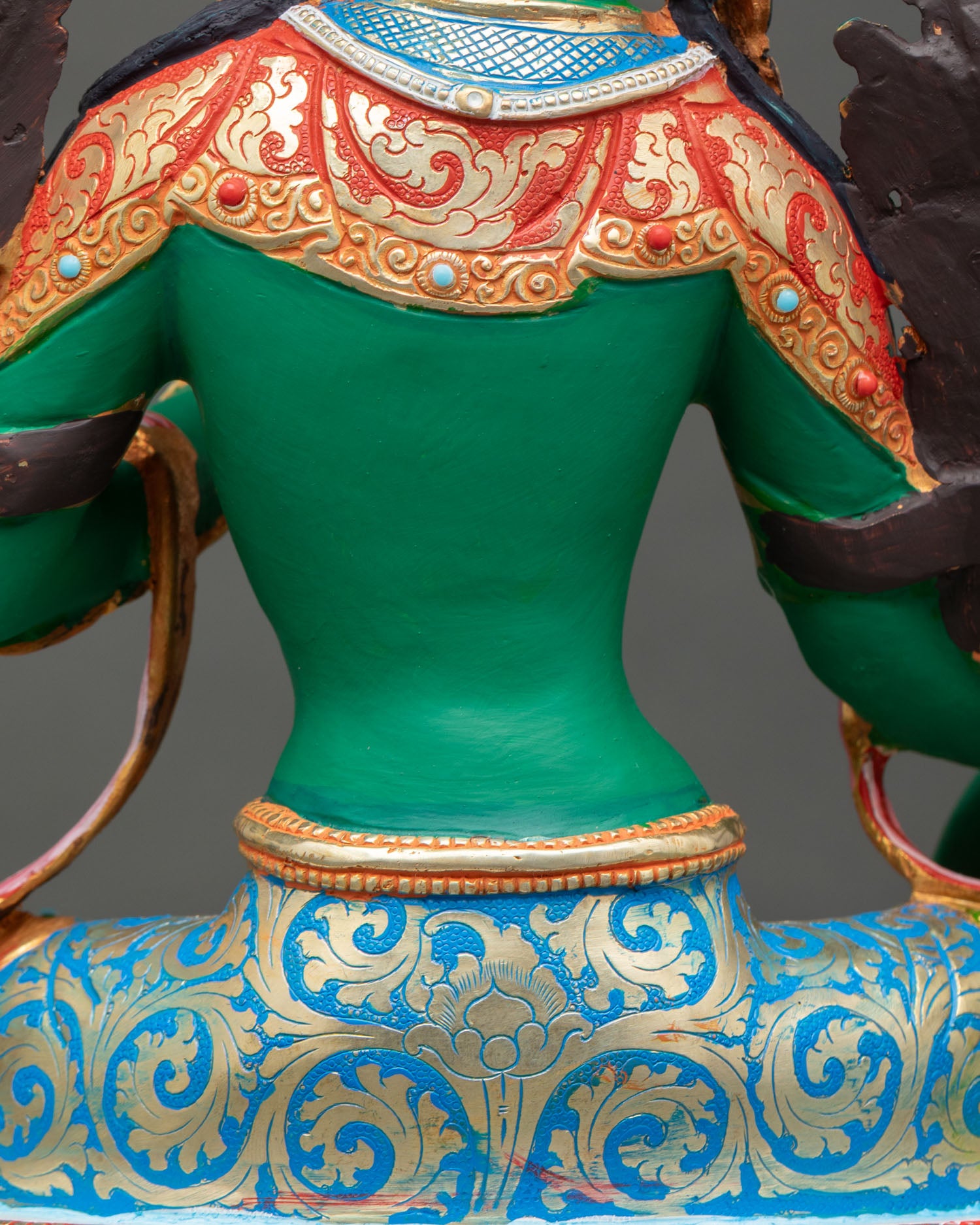 Divine Green Tara Statue | Vibrant Buddhist Decor