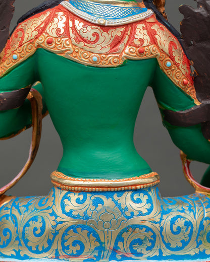 Divine Green Tara Statue | Vibrant Buddhist Decor
