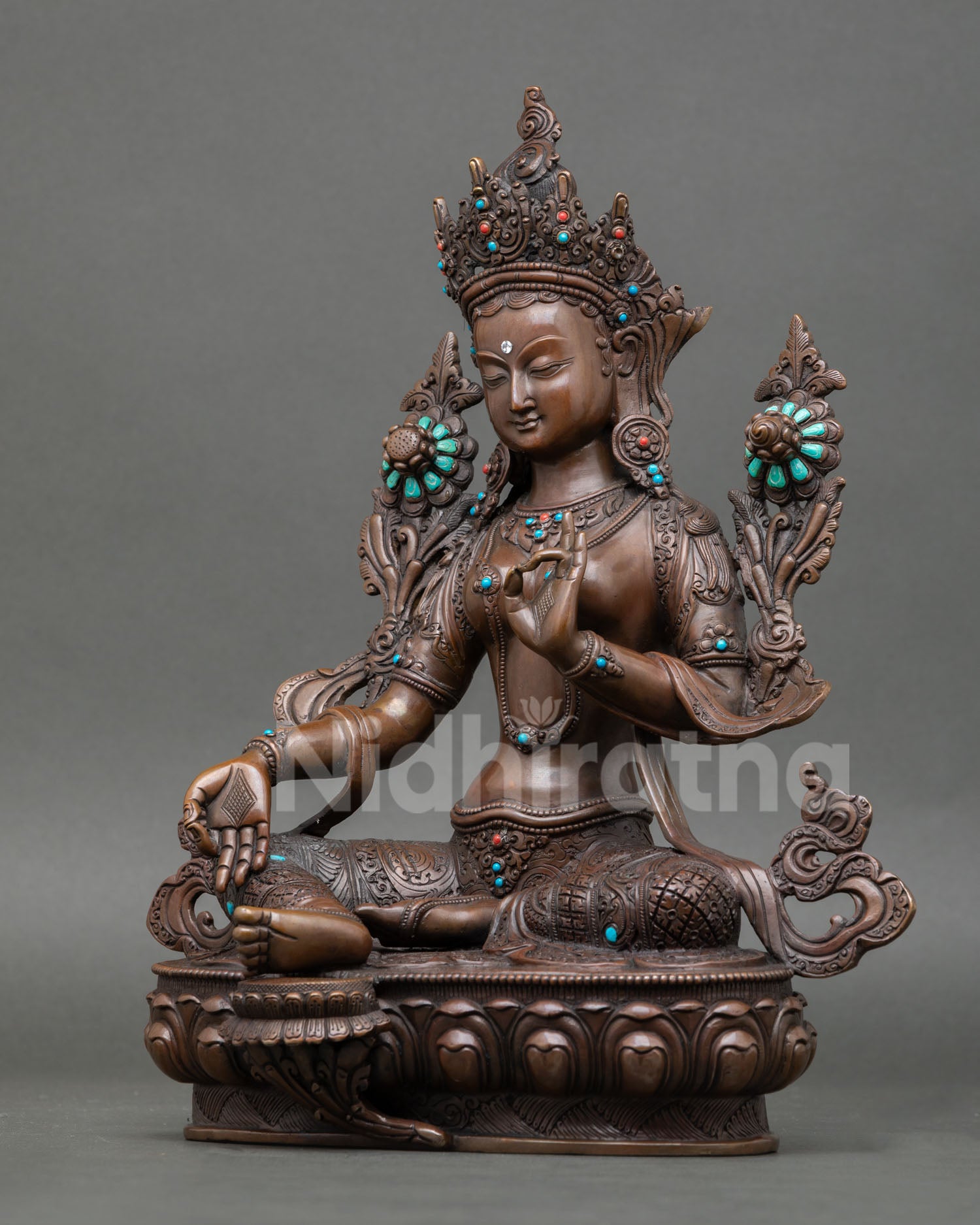 Green Tara Statue