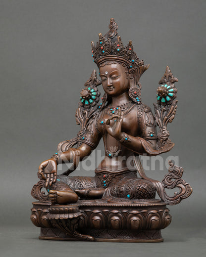 Green Tara Statue