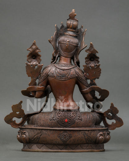 Green Tara Statue