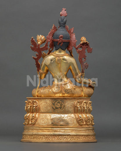 Green Tara Statue | Embodiment of Swift Compassion