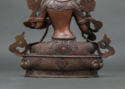 Green Tara Statue