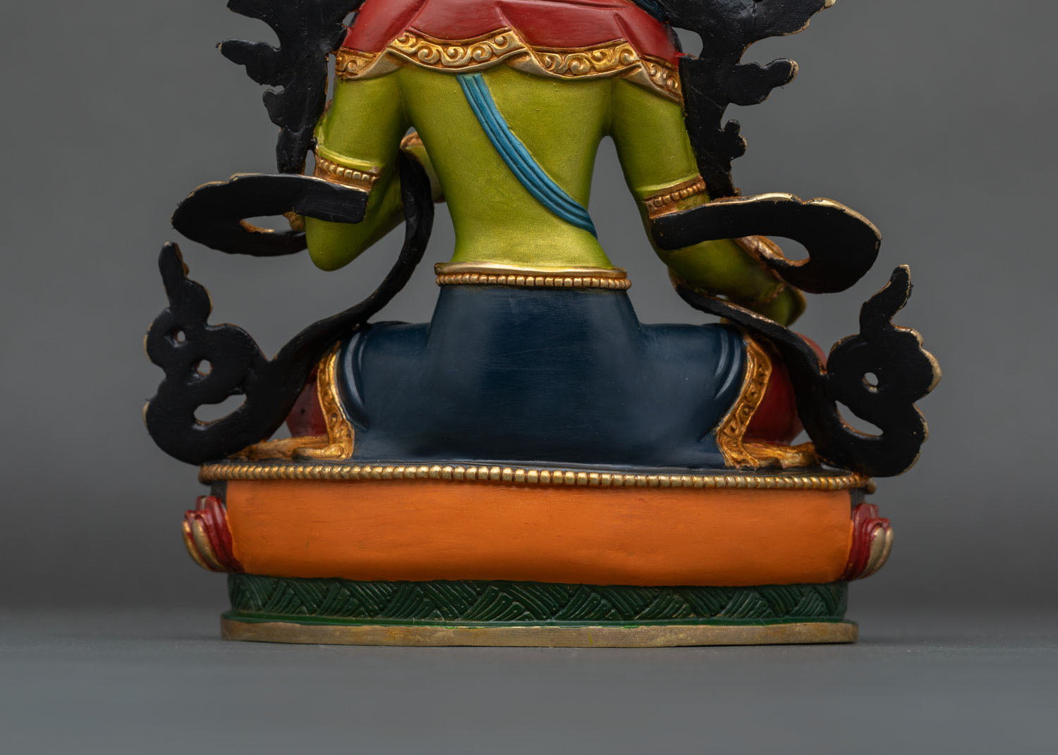 Hand-Painted Green Tara Statue | Mother of all Buddhas