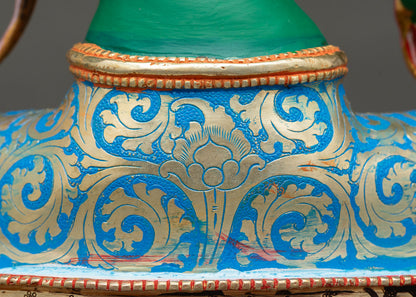Divine Green Tara Statue | Vibrant Buddhist Decor