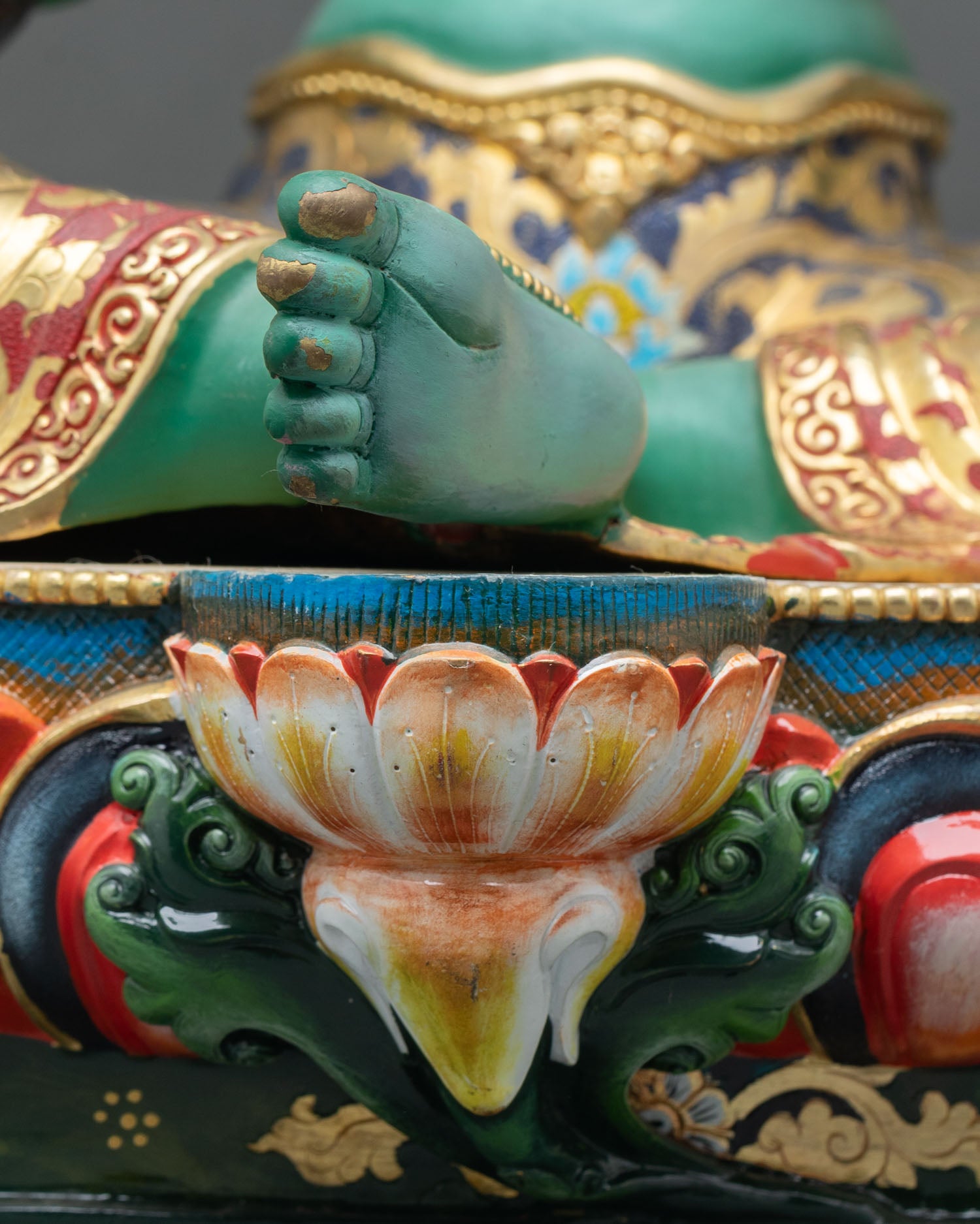 Green Tara Statue – Buddhist Healing Deity Figure