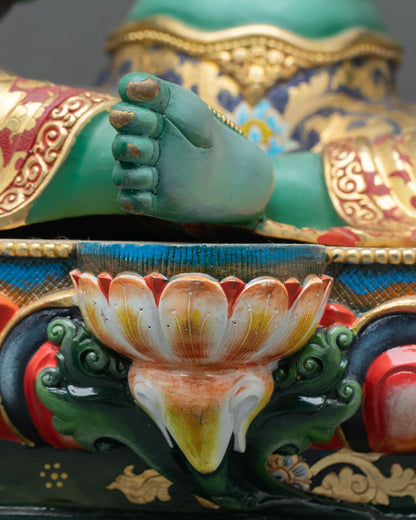 Green Tara Statue – Buddhist Healing Deity Figure