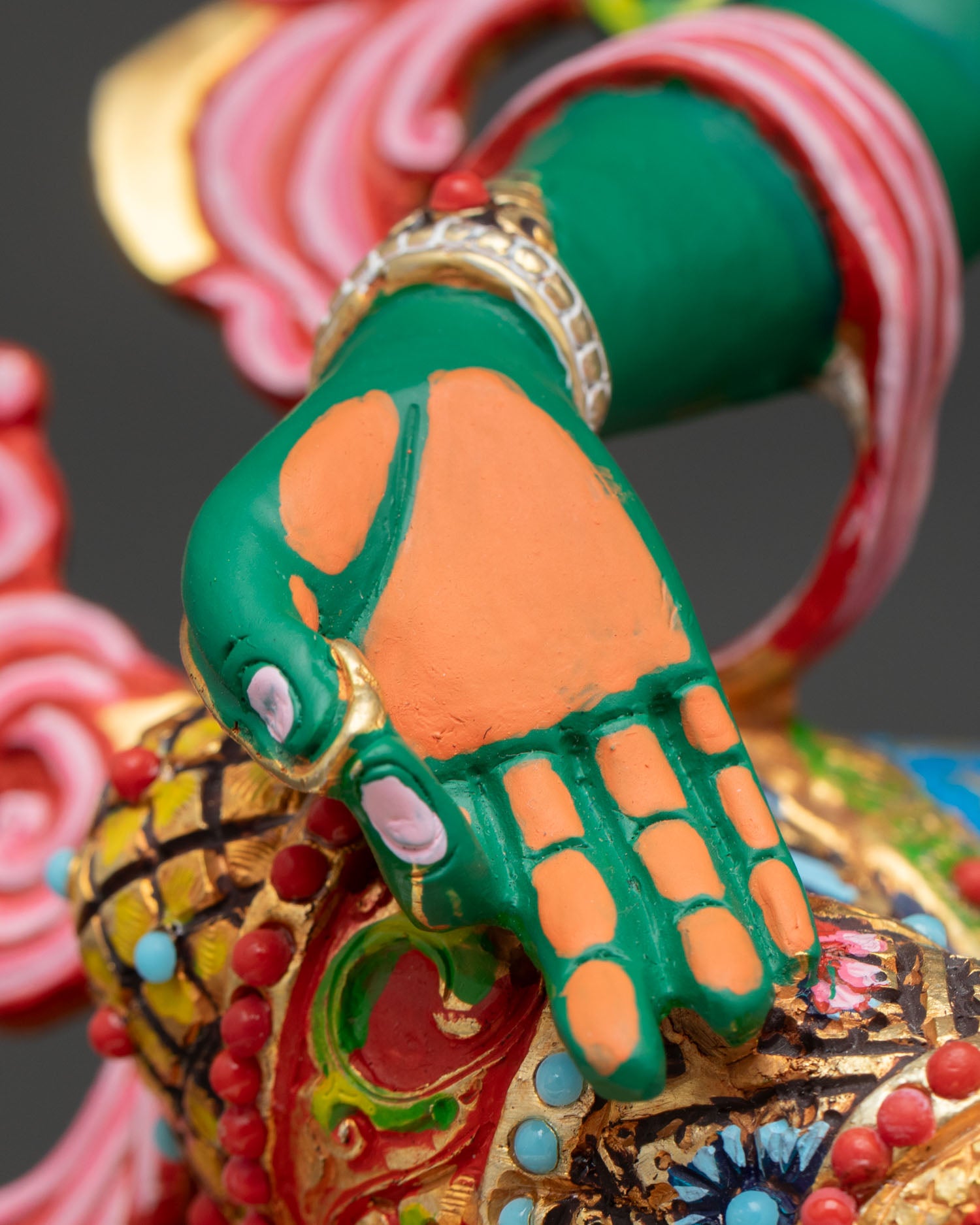 Divine Green Tara Statue | Vibrant Buddhist Decor