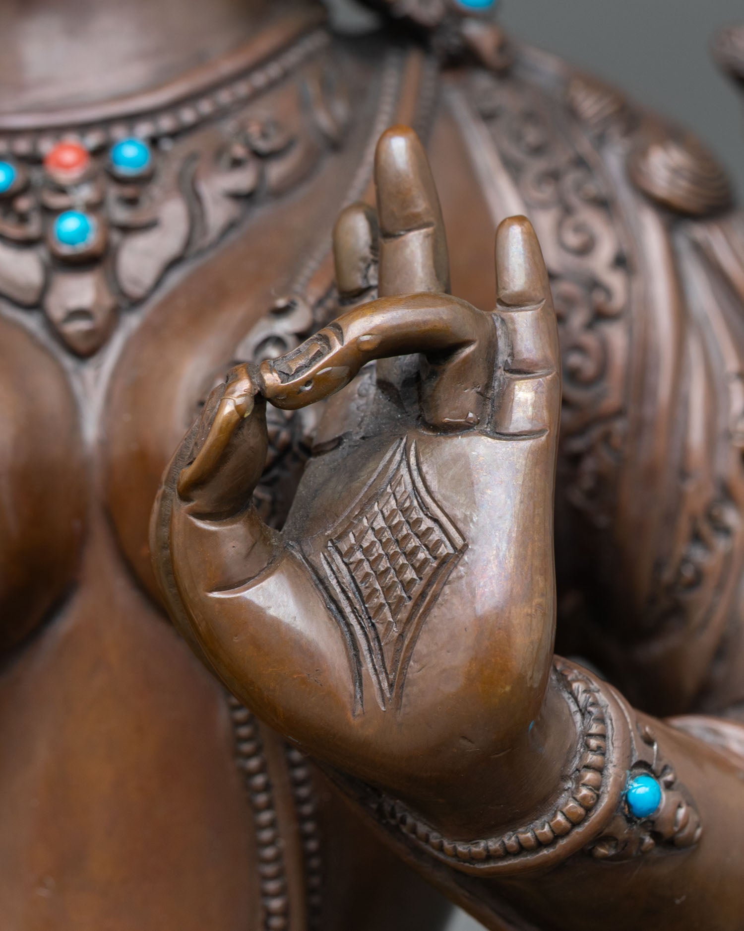 Green Tara Statue