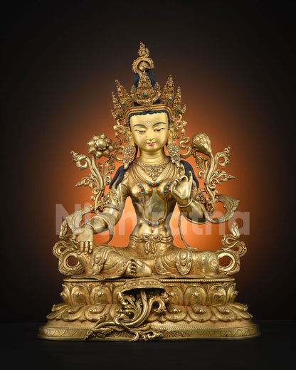 Green Tara Statue: Compassion & Healing