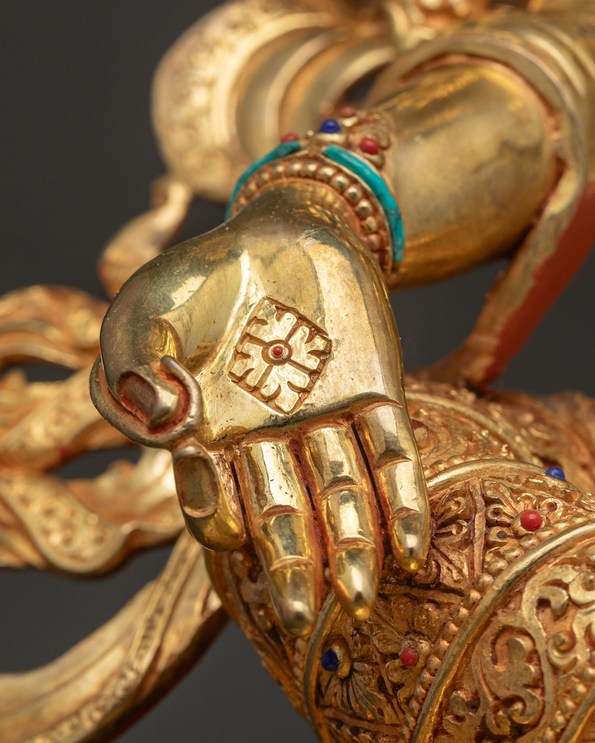 Handcrafted Green Tara Statue | Emblem of Enlightened Activity