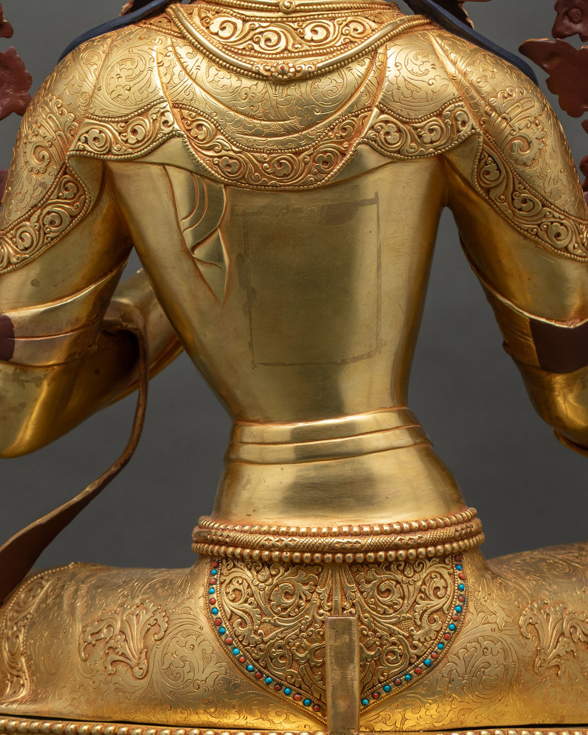 Green Tara Statue (75cm) | Fully Gold Fire-Gilded Buddhist Sculpture
