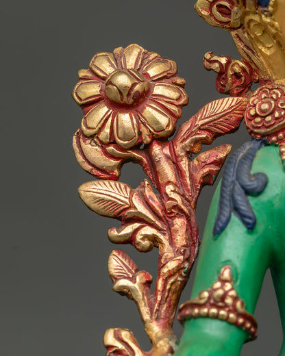 Green Tara Statue