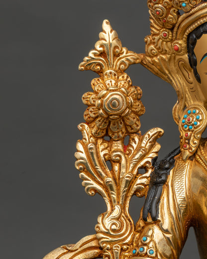 Green Tara Statue