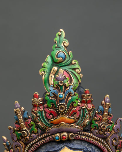 Elegant Green Tara Statue – Buddhist Compassionate Goddess Sculpture