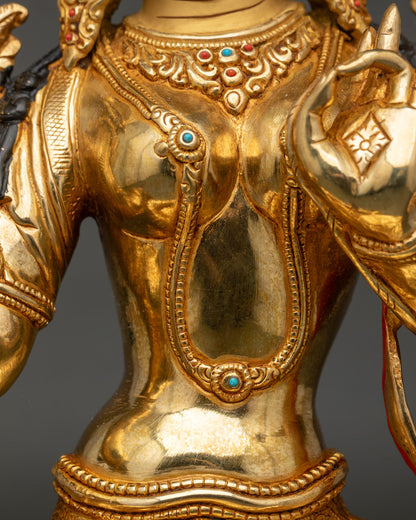 Green Tara Statue
