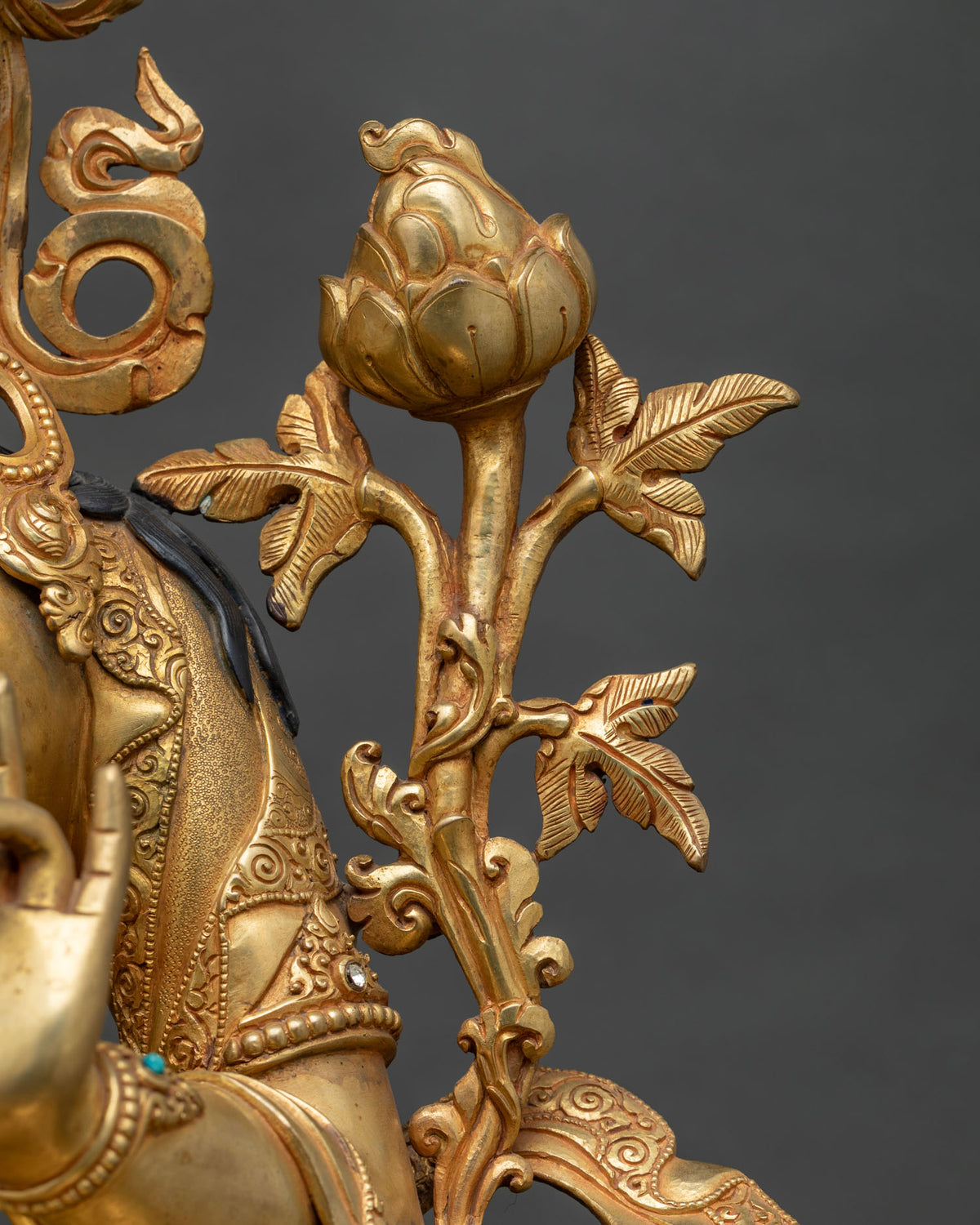 Large Green Tara Statue for Meditation | Mother of all Buddhas
