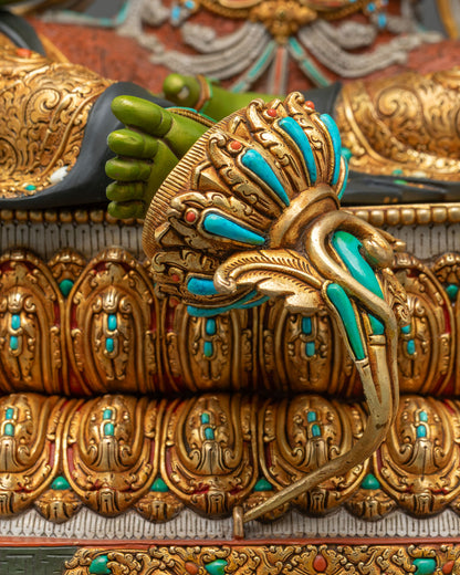 Swift Savior Green Tara Statue | Handcrafted Buddhist Masterpiece