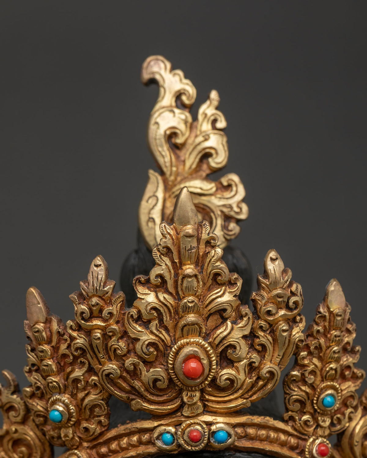 Swift Protector Green Tara Sculpture | Acrylic-Painted Buddhist Statue