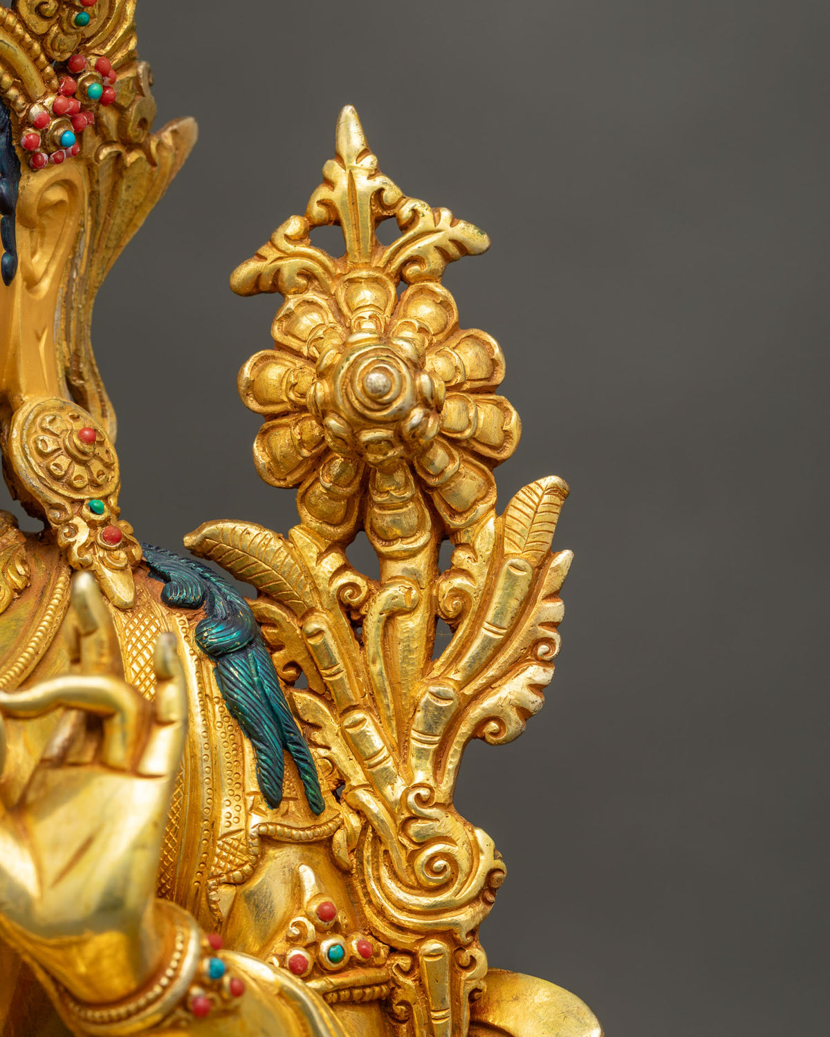 Green Tara Statue
