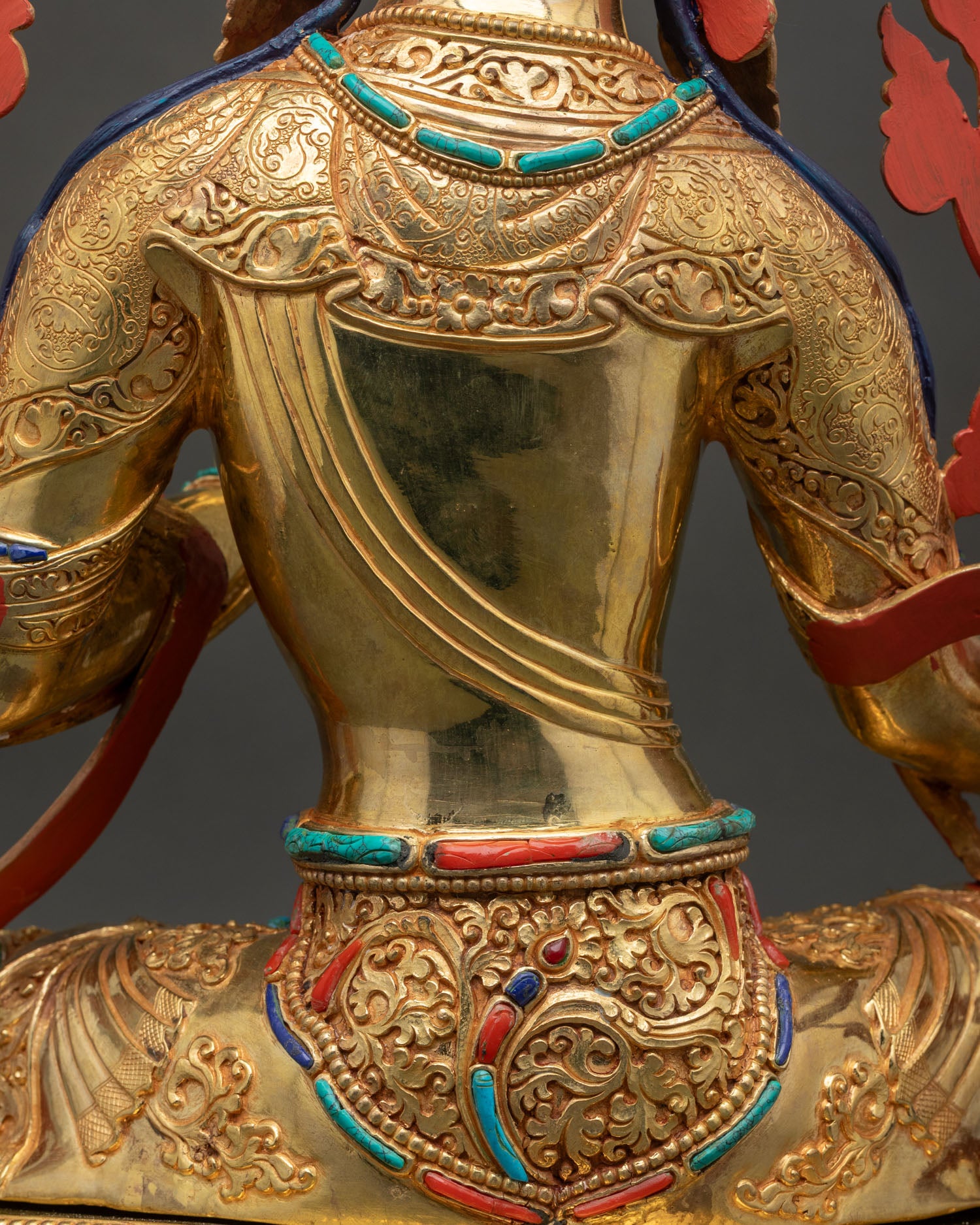 Handcrafted Green Tara Statue | Emblem of Enlightened Activity