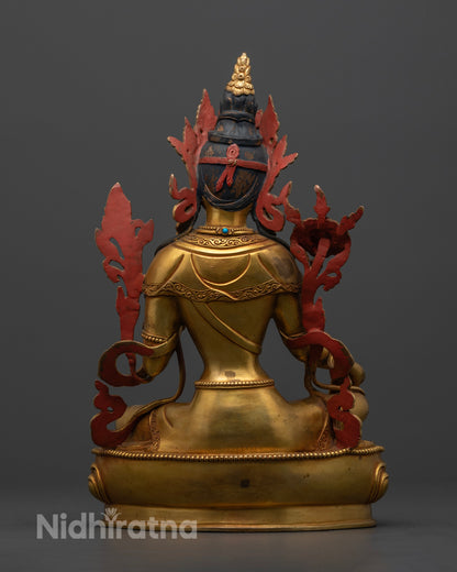 Divine Green Tara Statue | Sacred Art for Mindfulness
