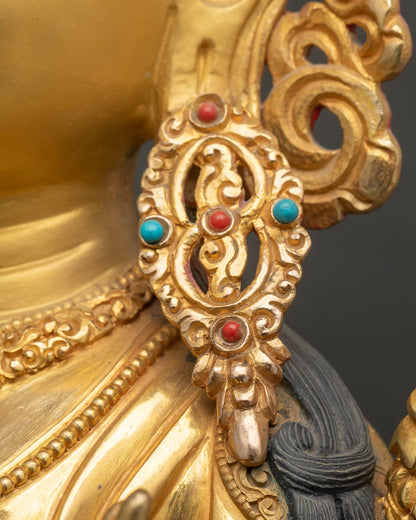 Handcrafted Green Tara Statue | Mother of Liberation & Fearlessness