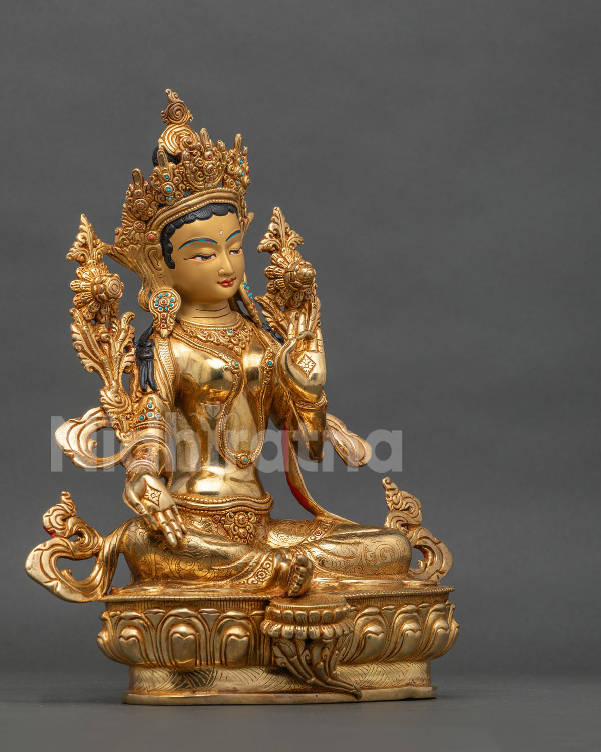 Green Tara Statue