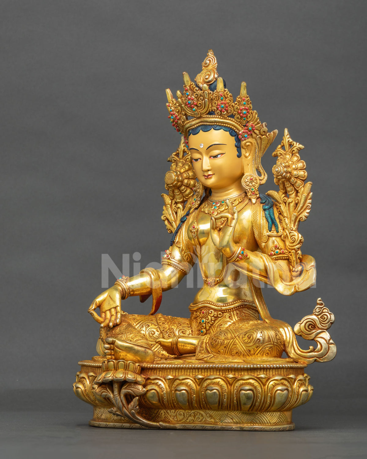 Green Tara Statue