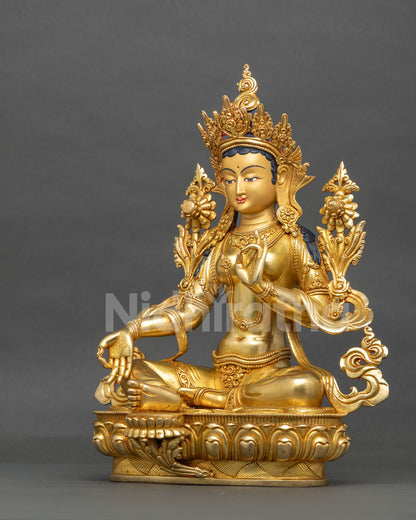 Green Tara Statue