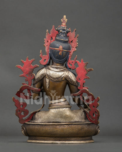 Green Tara Statue for Altar & Shrine | Goddess of Swift Protection
