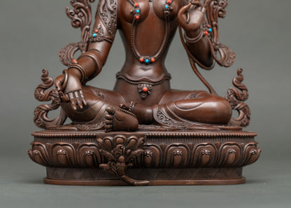 Green Tara Statue | Female Bodhisattva of Compassion