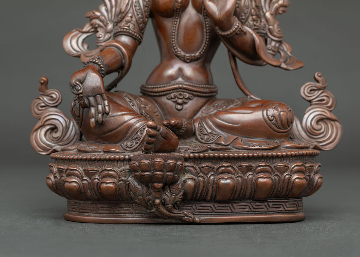 Green Tara Statue | Mother of Liberation Buddhist Sculpture