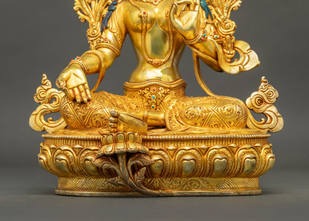 Green Tara Statue