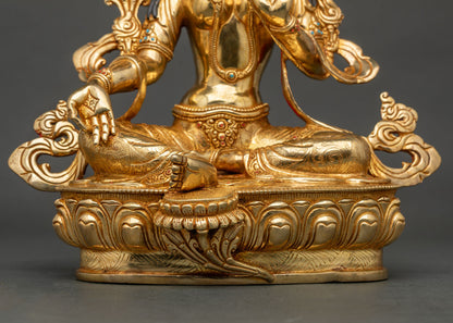 Green Tara Statue