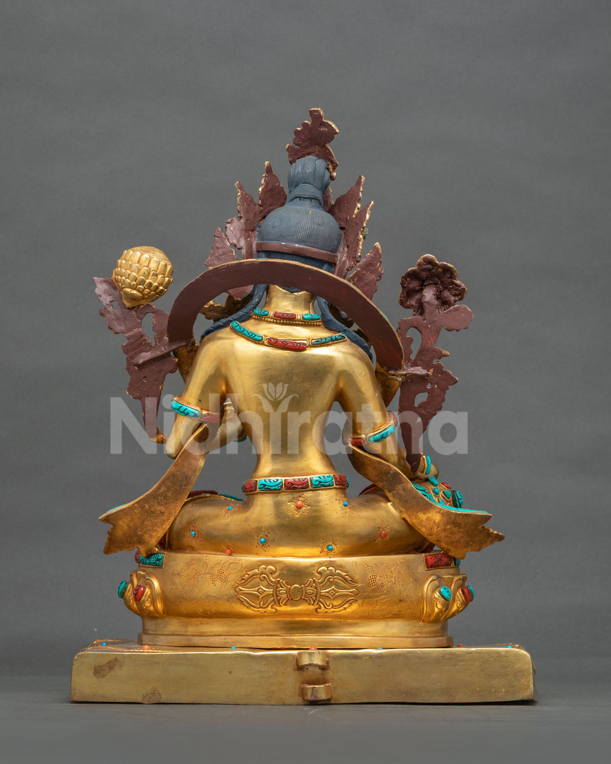 Divine Green Tara Copper Statue – Buddhist Meditation & Altar Decor