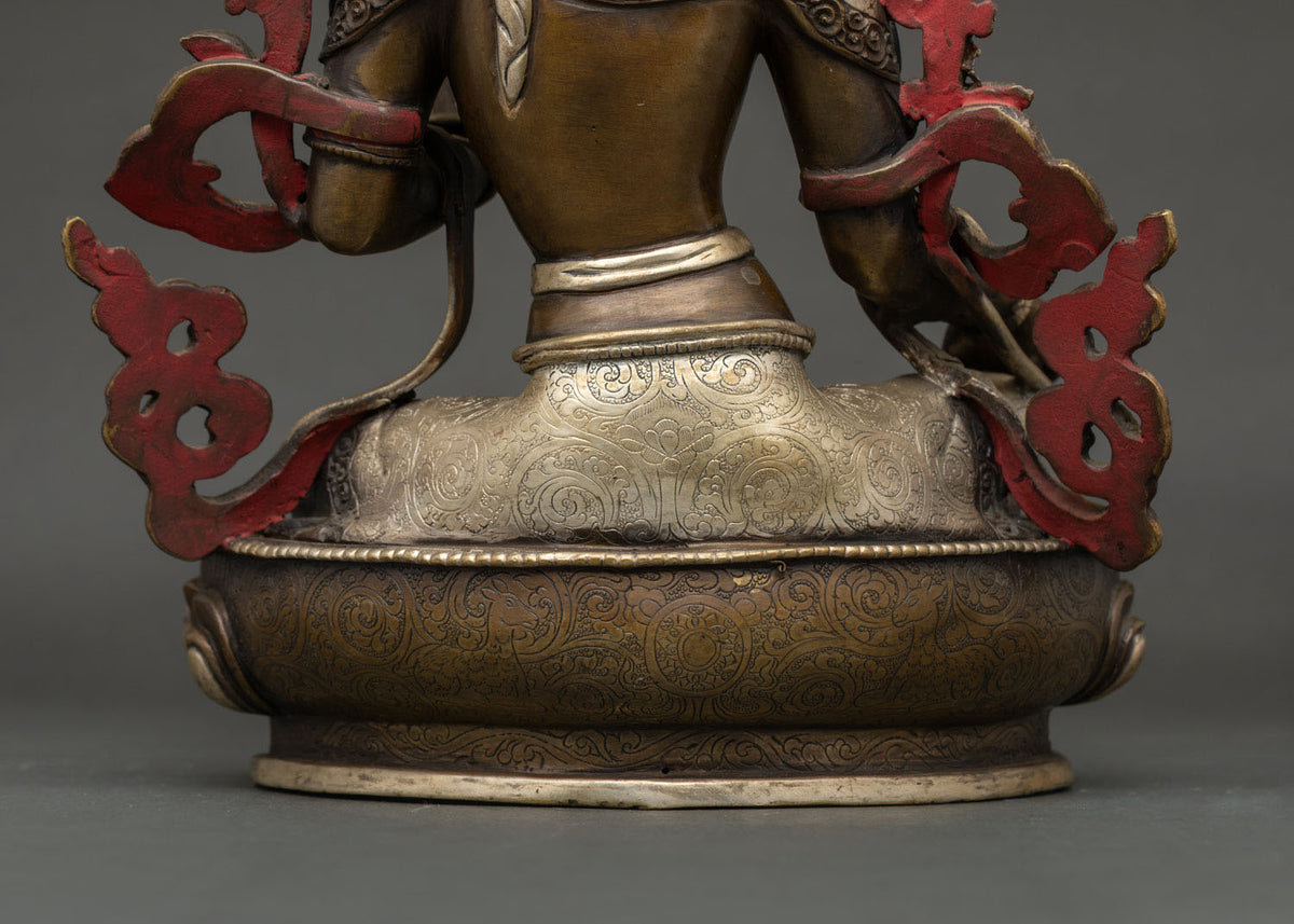 Green Tara Statue for Altar & Shrine | Goddess of Swift Protection